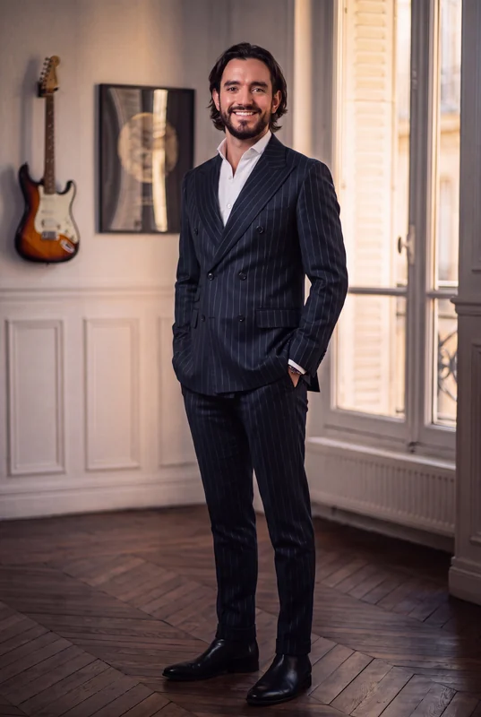 Louis Doucède, fondateur et dirigeant d'AD Gestion, dans les bureaux de la rue de Stockholm